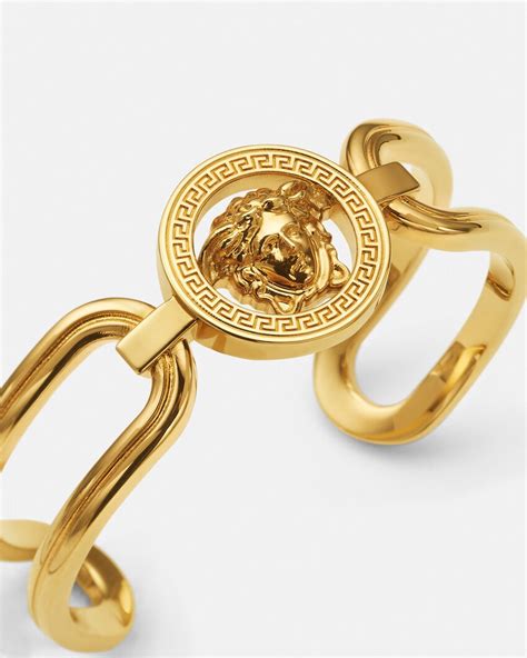 versace gold lion cuff bracelet|Medusa '95 Cuff Bracelet Gold .